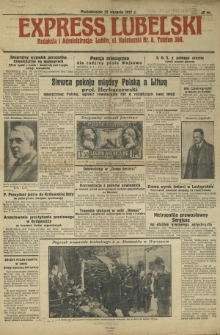 Express Lubelski R. 5 (poniedziałek, 22 sierpnia 1927)
