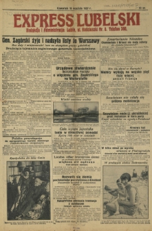 Express Lubelski R. 5 (czwartek, 15 września 1927)