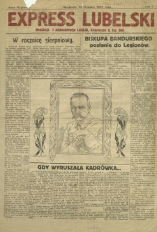 Express Lubelski R. 2 (niedziela, 10 sierpnia 1924)
