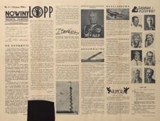 Nowiny LOPP : gazeta ścienna : bezpłatny dodatek do dwutygodnika "Lot i OPLG Polski" Nr 1 (14 lipiec 1936)