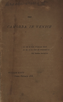 The Camorra in Venice