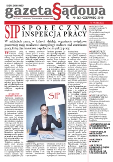 Gazeta Sądowa (Katowice). Nr 3 (czerwiec 2016)