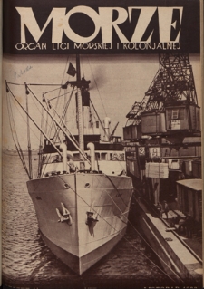 Morze : organ Ligi Morskiej i Kolonialnej - R. 10, nr 11 (listopad 1933)