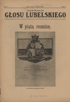 Ilustracja Głosu Lubelskiego R. 2, nr 7 (15 luty 1925)