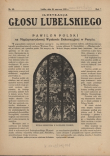 Ilustracja Głosu Lubelskiego R. 2, nr 25 (21 czerw. 1925)