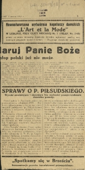 Głos Lubelski : pismo codzienne. R. 18, nr 60 (1 marca 1931) - wycinek ze s. 3-4