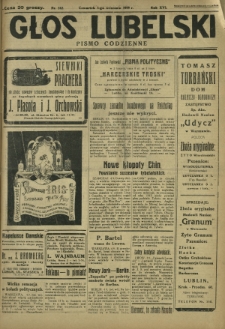 Głos Lubelski : pismo codzienne. R. 16, nr 242 (5 września 1929)