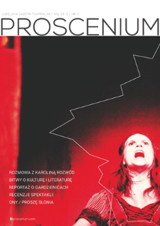 Proscenium : lubelska gazeta teatralna. Nr 3 (maj 2015)