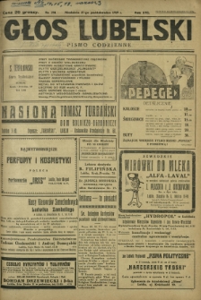 Głos Lubelski : pismo codzienne. R. 16, nr 294 (27 października 1929)