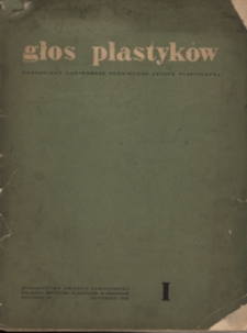 Głos Plastyków R. 6, półrocze I (czerwiec 1938)