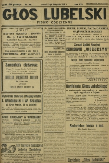 Głos Lubelski : pismo codzienne. R. 16, nr 300 (2 listopada 1929)