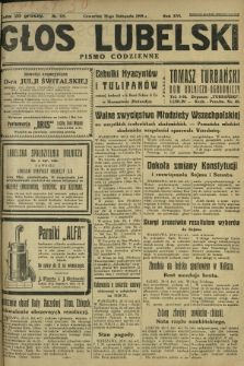 Głos Lubelski : pismo codzienne. R. 16, nr 325 (28 listopada 1929)