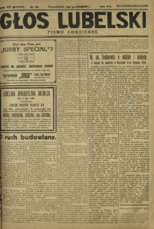 Głos Lubelski : pismo codzienne. R. 16, nr 329 (2 grudnia 1929)