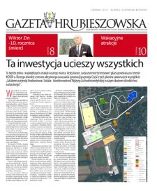 Gazeta Hrubieszowska : czasopisamo wydawane przez Urząd Miasta Hrubieszów. 2017, nr 4 (czerwiec)