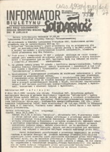 Informator Biuletynu "Solidarność" Nr 27 (1 marz. 1981)