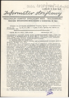 Informator Strajkowy Nr 6 (31 marz. 1981)
