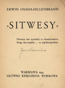 "Sitwesy". T. 1