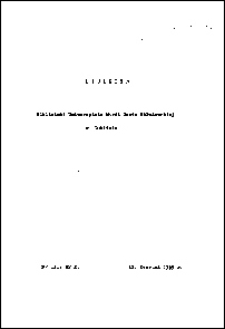 Biuletyn Biblioteki Uniwersytetu Marii Curie-Skłodowskiej w Lublinie. R. 3 (1955) nr 2