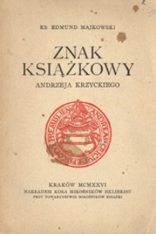 Znak książkowy Andrzeja Krzyckiego