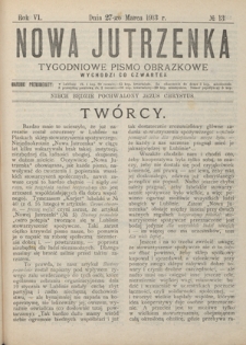 Nowa Jutrzenka : tygodniowe pismo obrazkowe R. 6, Nr 13 (27 marca 1913)