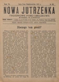 Nowa Jutrzenka : tygodniowe pismo obrazkowe R. 6, Nr 40 (2 października 1913)