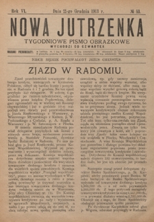 Nowa Jutrzenka : tygodniowe pismo obrazkowe R. 6, Nr 50 (11 grudnia 1913)