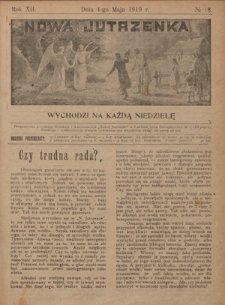 Nowa Jutrzenka : wychodzi na każdą niedzielę R. 12, Nr 18 (4 maja 1919)