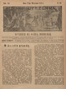 Nowa Jutrzenka : wychodzi na każdą niedzielę R. 12, Nr 35 (7 września 1919)
