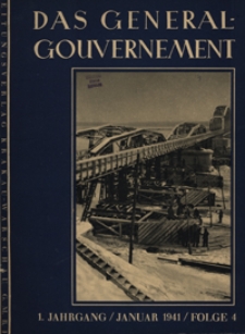 Das Generalgouvernement Jg. 1, Folge 4 (Jan. 1941)