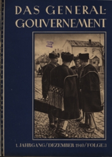 Das Generalgouvernement Jg. 1, Folge 3 (Dez. 1940)