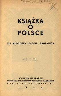 Książka o Polsce dla młodzieży polskiej zagranicą