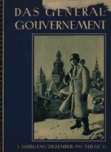 Das Generalgouvernement Jg. 1, Folge 15 (Dez. 1941)