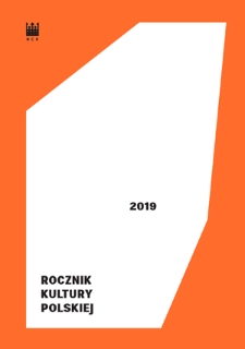 Rocznik Kultury Polskiej. R. 2019