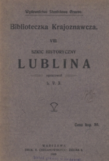 Szkic historyczny Lublina