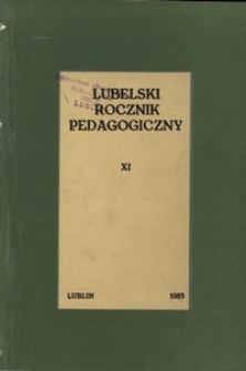 Lubelski Rocznik Pedagogiczny T. 11 (1983)