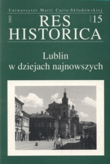 Res Historica z. 15 (2002)
