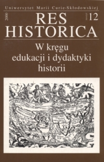 Res Historica z. 12 (2000)