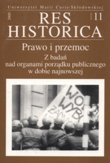 Res Historica z. 11 (2000)