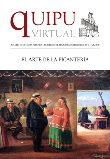 Quipu Virtual : boletín de cultura peruana / Ministerio de Relaciones Exteriores. No 11 (14/8/2020)