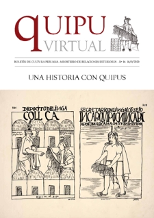 Quipu Virtual : boletín de cultura peruana / Ministerio de Relaciones Exteriores. No 16 (18/9/2020)