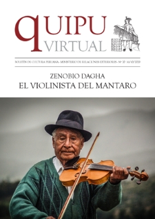 Quipu Virtual : boletín de cultura peruana / Ministerio de Relaciones Exteriores. No 20 (16/10/2020)