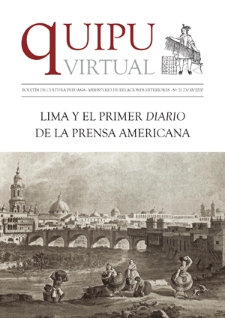Quipu Virtual : boletín de cultura peruana / Ministerio de Relaciones Exteriores. No 21 (23/10/2020)