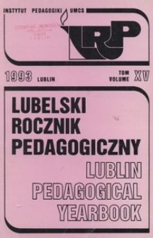 Lubelski Rocznik Pedagogiczny T. 15 (1993)