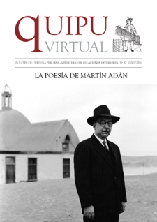 Quipu Virtual : boletín de cultura peruana / Ministerio de Relaciones Exteriores. No 37 (12/02/2021)