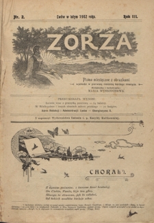 Zorza : pismo miesięczne z obrazkami R. 3, Nr 2 (luty 1902)