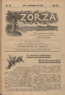 Zorza : pismo miesięczne z obrazkami R. 3, Nr 10 (październik 1902)