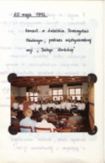 Koncert w Lubelskim Towarzystwie Naukowym, 20.05.1992 r.