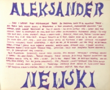 Aleksander Newski ; [koncert, Filharmonia Lubelska, grudzień 1977 r.]