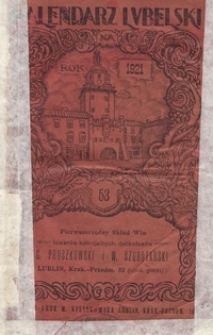Kalendarz Lubelski Na Rok Zwyczajny 1921, R. 53