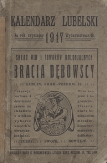Kalendarz Lubelski Na Rok Zwyczajny 1917, R. 49